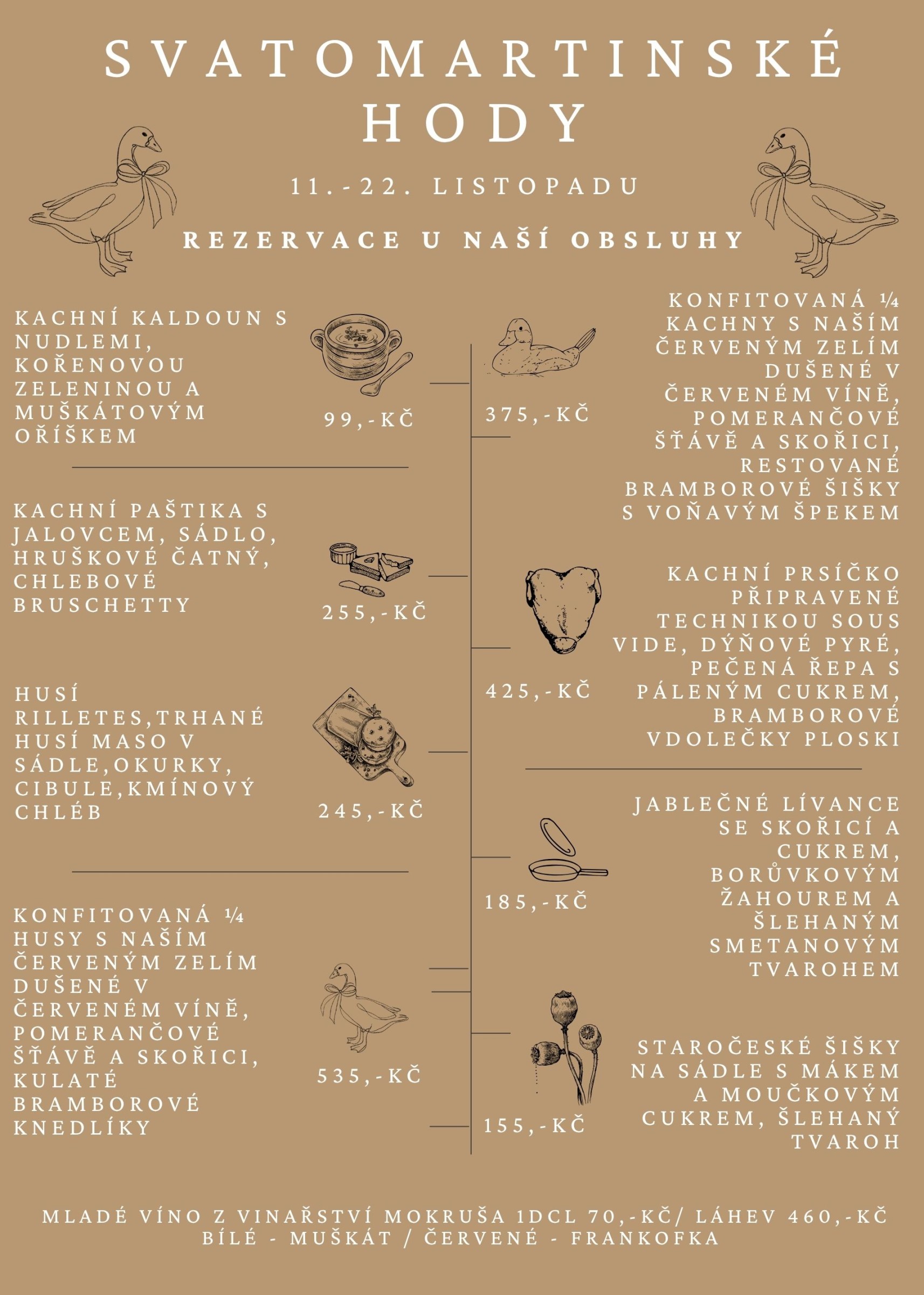 Aroma svatomartinské menu