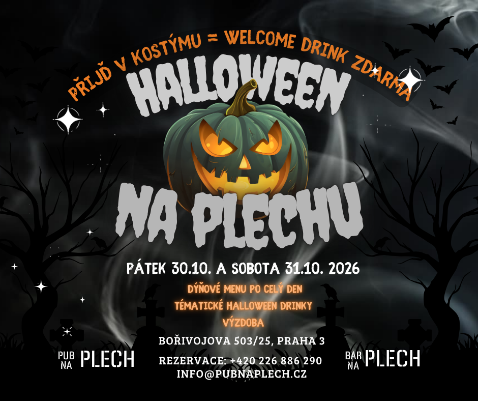 Pub na plech Halloween