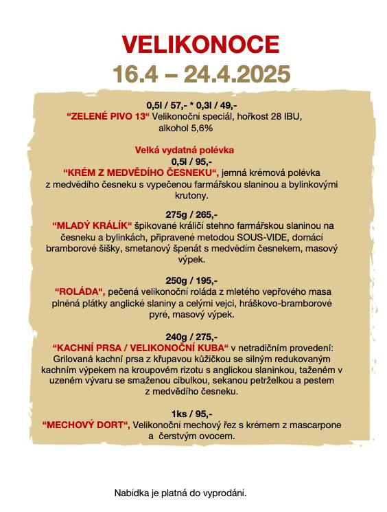velikonoce opatovske terasy
