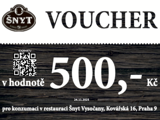 Dárkový poukaz 500 Kč