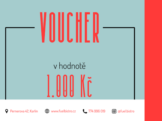 Dárkový voucher 1.000 Kč