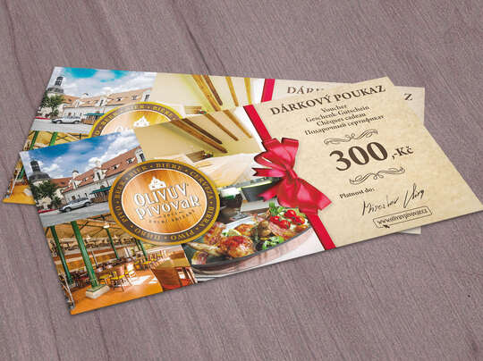 Voucher do restaurace v hodnotě 2000 Kč