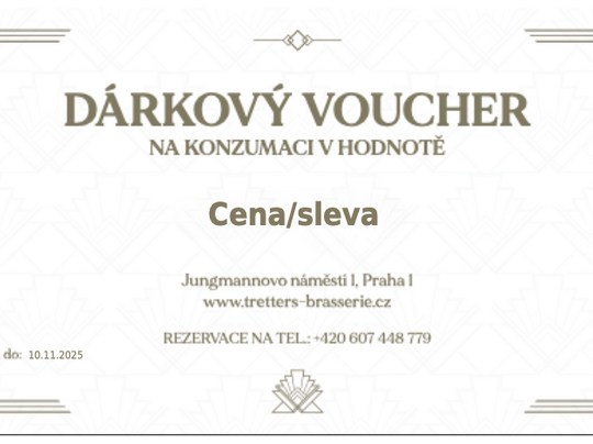Dárkový poukaz v hodnotě 2.000 Kč