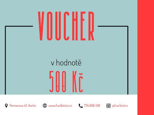 Dárkový voucher 500 Kč